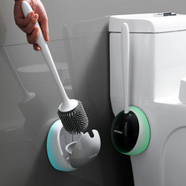 Toilet Brush No Dead Angle Home Hanging Wall Style Shelve creative toilet Silicone Wash Squat Pit Toilet Brush Suit