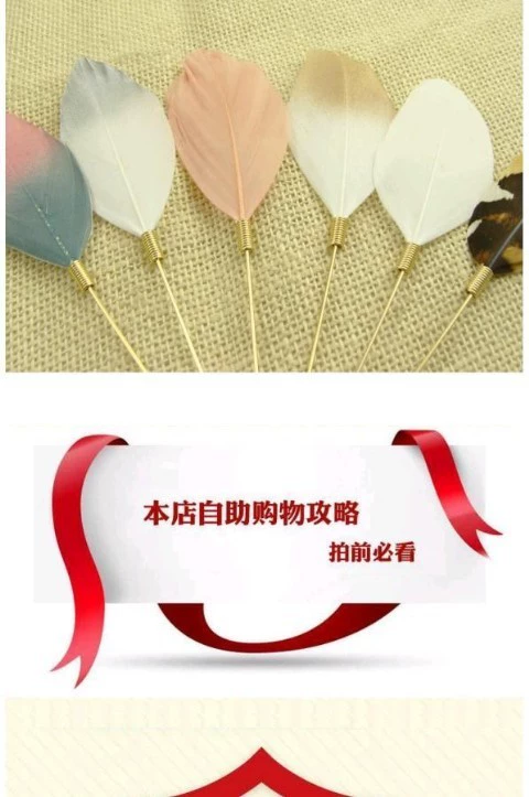 B36 handmade lông tự nhiên thanh lịch long lanh màu gradient pin trâm cài trâm lớn pin nữ trang cài áo nữ sang trọng