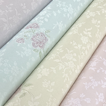 Romantic floral bedroom wallpaper pastoral little flower warm living room sofa background wall wallpaper non-woven girl pink