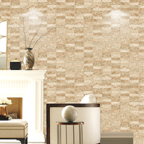 Three-dimensional 3D Brick waterproof wallpaper Retro Hotel background wall barber shop brick cultural fossil brick water wipe wallpaper