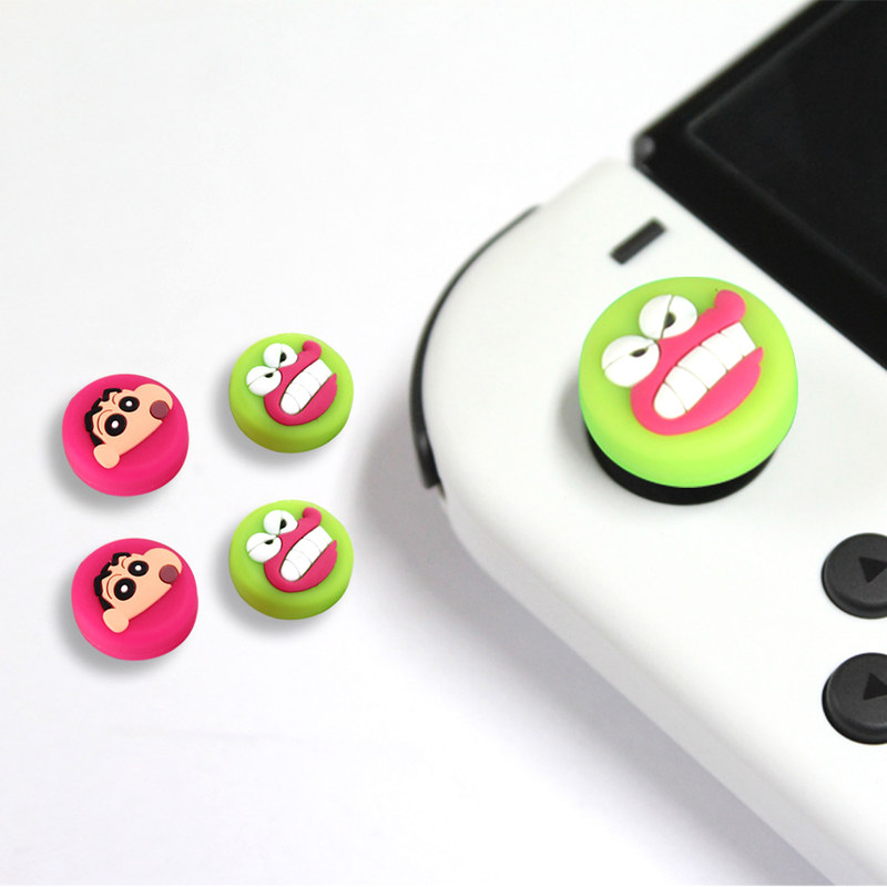 Crayon Shin-Chan Switch Joystick Cap Officially Licensed Silicone Handle Button Oled Cute Ns Joystick Cover Lite