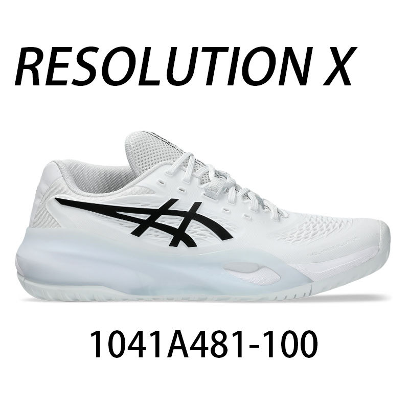 Asics Tennis Shoes Resolution X Men's and Women's Cushioning Sports Shoes Breathable and Stable Training Shoes