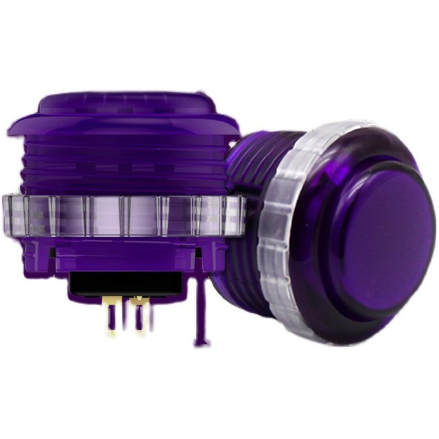 QANBA Boxing Fighter Gravity LX Purple Electric Silent Mechanical Shaft 30mm Spiral Arcade Key Accessories Spot Free Shipping