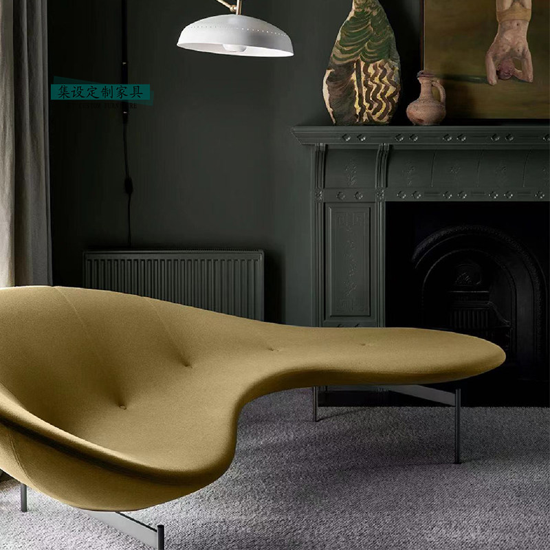 Italian Design Furniture Profiled GRP Peas Sofa Lobby-Like Board Room Creative Arc Lentil Sofa-Taobao