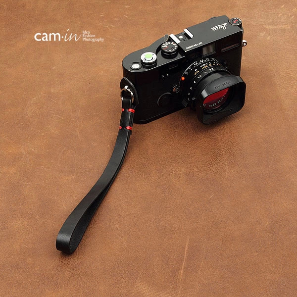 cam-in headlayer cow leather digital single eye camera wrist genuine leather micro single eye camera camera hand with hand rope WS009