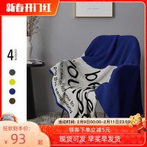 Nordic cotton sand release cover cloth sofa towel sofa cover simple ins wind multifunctional thread blanket single and double blanket