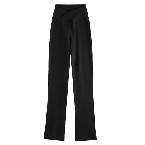 Штаны, тонкий летний мегафон, хлопковые леггинсы для взрослых, в обтяжку, высокая талия, свободный прямой крой