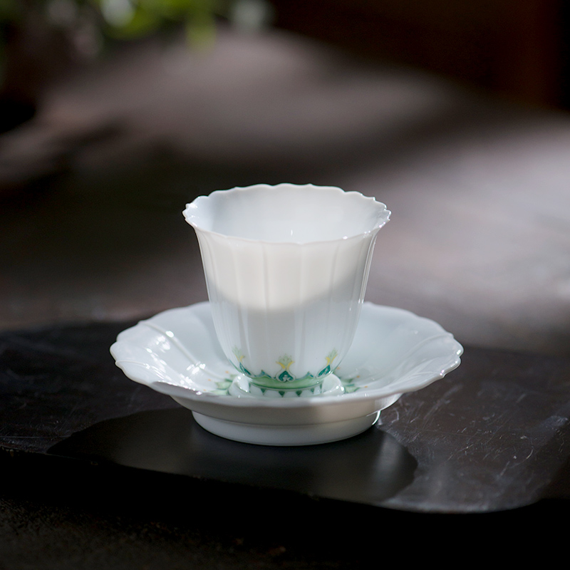 The Master cup tea cup pure manual, high - end kunfu tea sample tea cup personal hand - made ceramic fragrance - smelling cup tea cup
