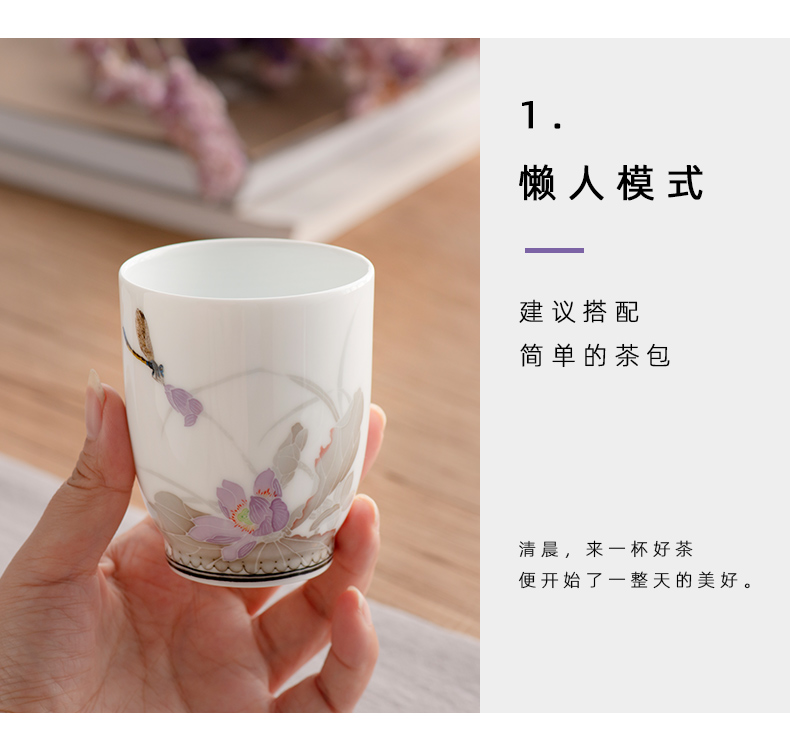 Travel tea set suit portable bag simple hand - made ceramic tea cup kung fu tea set to crack a pot of three