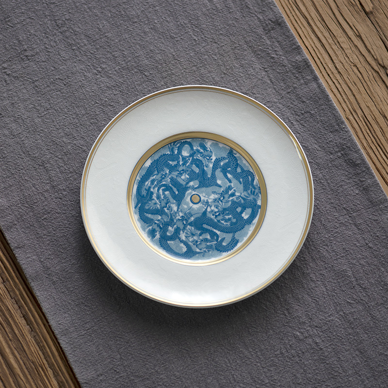 Pot of bearing dry mercifully machine ceramic Japanese hand Pot of restoring ancient ways small tea tray mat tray was kung fu tea accessories dragon coasters