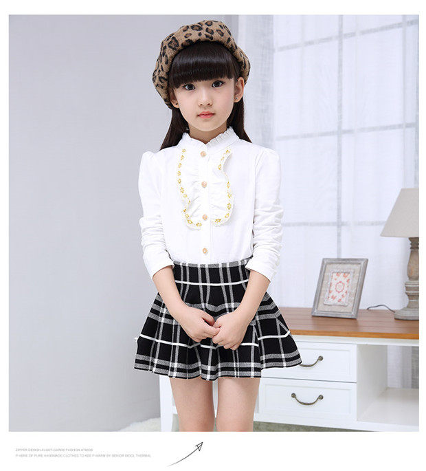 Jupe pour fille en mélange - Ref 2048942 Image 38