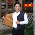 Mùa thu và mùa đông quần áo nam trung niên cộng với áo nhung cotton dày vest vest cha ấm áp vest nam áo khoác nam thu đông Áo vest cotton