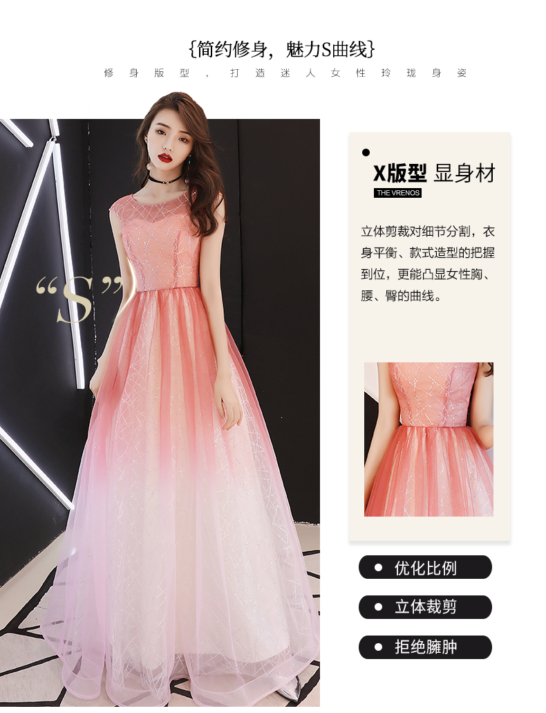 Robe du soir manche - Ref 3212834 Image 9