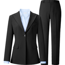 HLA HAILAN HOME COMMUTER WEST SUIT SUIT 2024 PRINTEMPS NEW ONE GRAIN BUTTON TEMPERAMENT BUSINESS BUSINESS SUIT FÉMININS CLOTHING