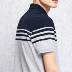 HLA Haishu Nhà Mercerized Bông Tương Phản Ngắn Tay Áo T-Shirt 2018 Mùa Hè Mới Thoải Mái Ngắn Tay Áo Polo Nam aso polo Polo