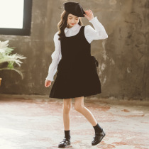 Girls  dresses autumn 2021 new net celebrity Western princess skirt big childrens sundress little girl suit