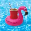 New inflatable Flamingo cup holder cola set Water toys Mobile phone holder Drink cup holder Swimming pool swing props