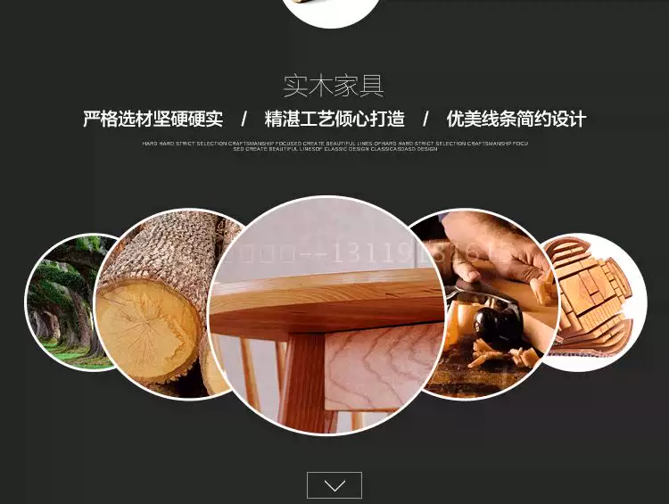 Mới Trung Quốc phong cách gỗ tròn tròn bàn ăn tối giản hiện đại tối giản bàn ăn và ghế kết hợp 1 bàn 6 8 ghế Zen nội thất tùy chỉnh - Bộ đồ nội thất
