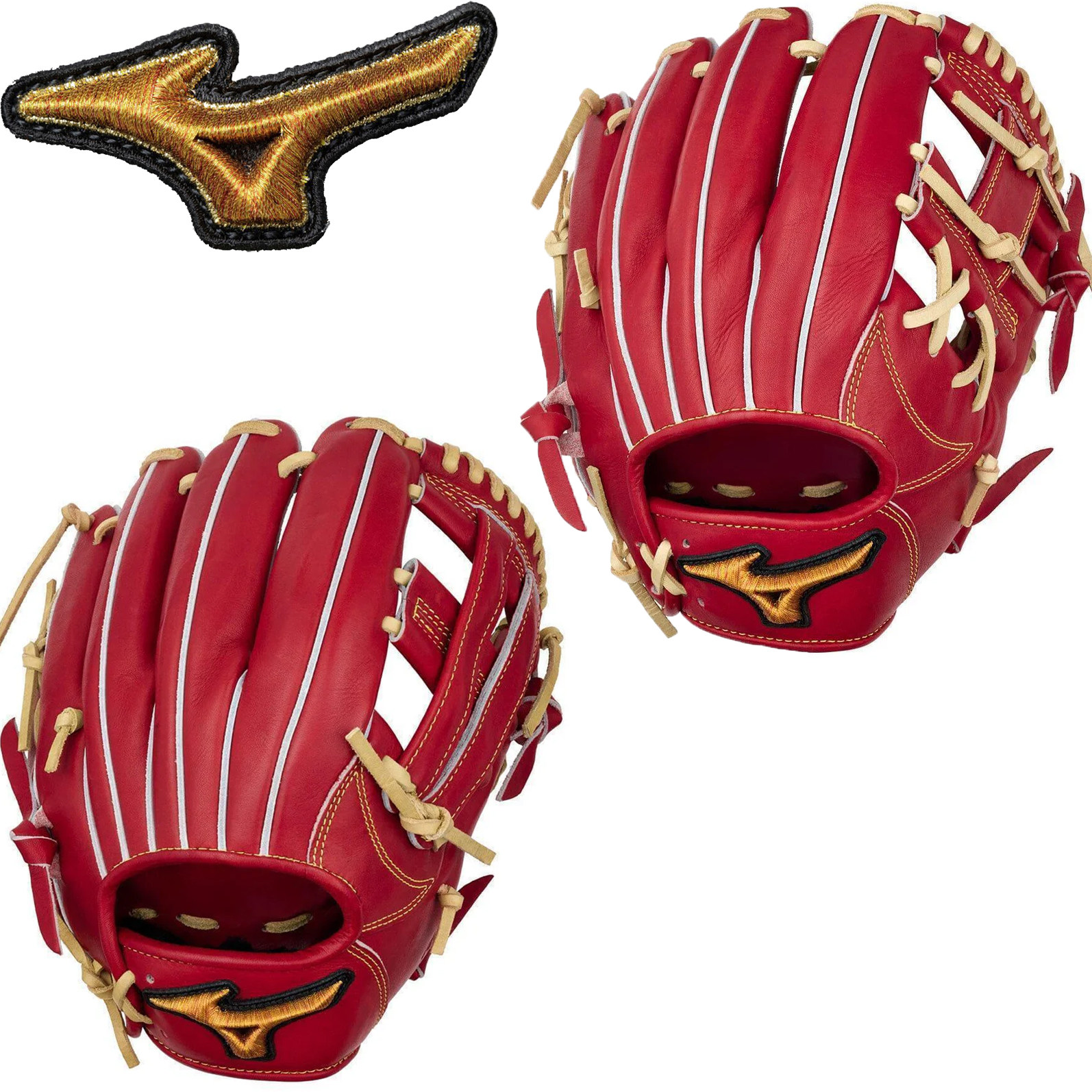 🌟 ミズノ(mizuno) 野球用グローブ、内野手用。試合に最適。 🔥