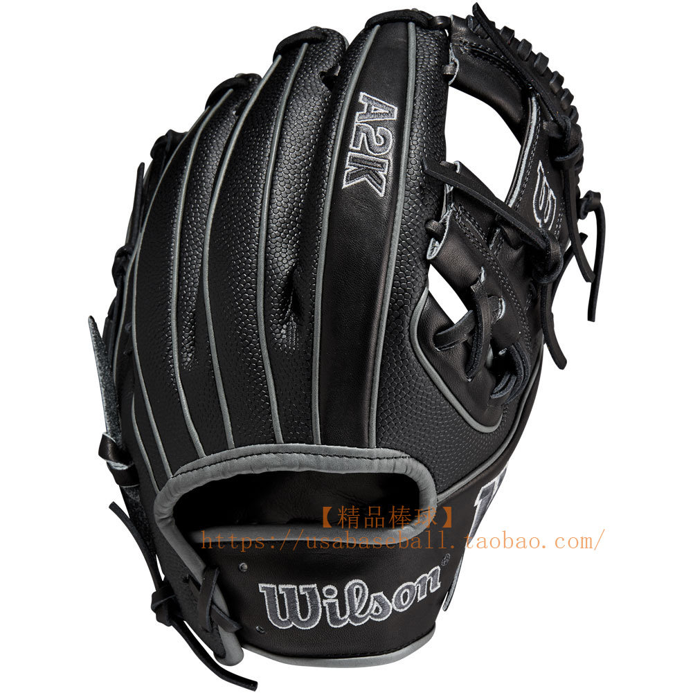 【精品棒球】日本制Wilson A2K最上级美职用圆纹皮硬式内野手套
