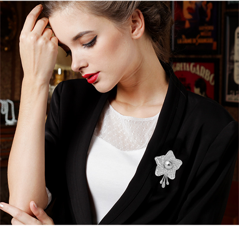 Broche femme LADY COLOUR en Nacre - Ref 1172072 Image 16