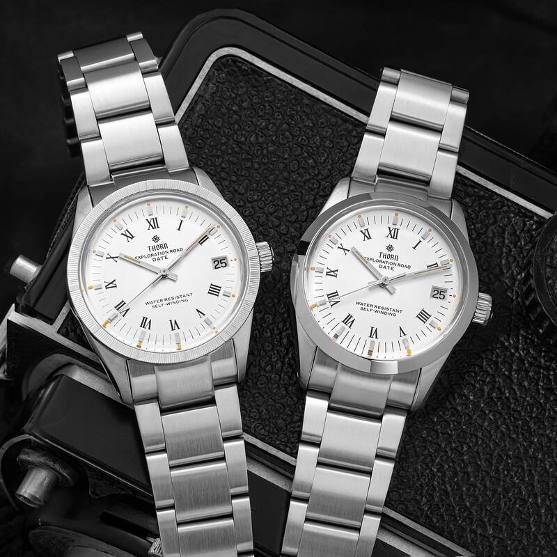 Xilou Watch Pays Tribute to the Golden Age of Retro Small Watches, 34mm Buckley Thirteen Marks Couple's Wristwatch T004