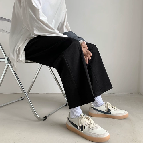 Осенние штаны, японский пиджак классического кроя для отдыха, костюм, свободный прямой крой