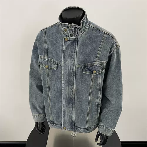 Осенняя джинсовая мужская спортивная куртка для отдыха, в американском стиле, подходит для подростков