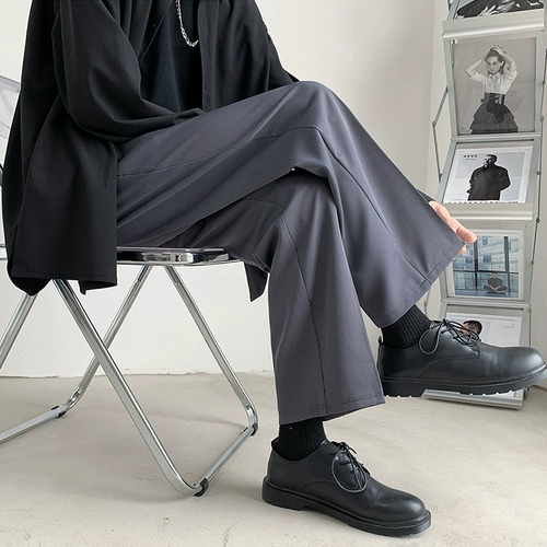 Осенние штаны, японский пиджак классического кроя для отдыха, костюм, свободный прямой крой