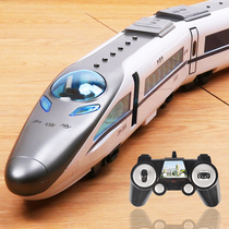 Oversized double eagle Harmony remote control train track charging high-speed rail car childrens boy car model toy