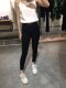 Black Skinny Pants, Thin and Stretchy, Slimming, Suitable for Petite Figures, High-Waisted Leggings, Slim-Fitting Pencil Pants for Summer