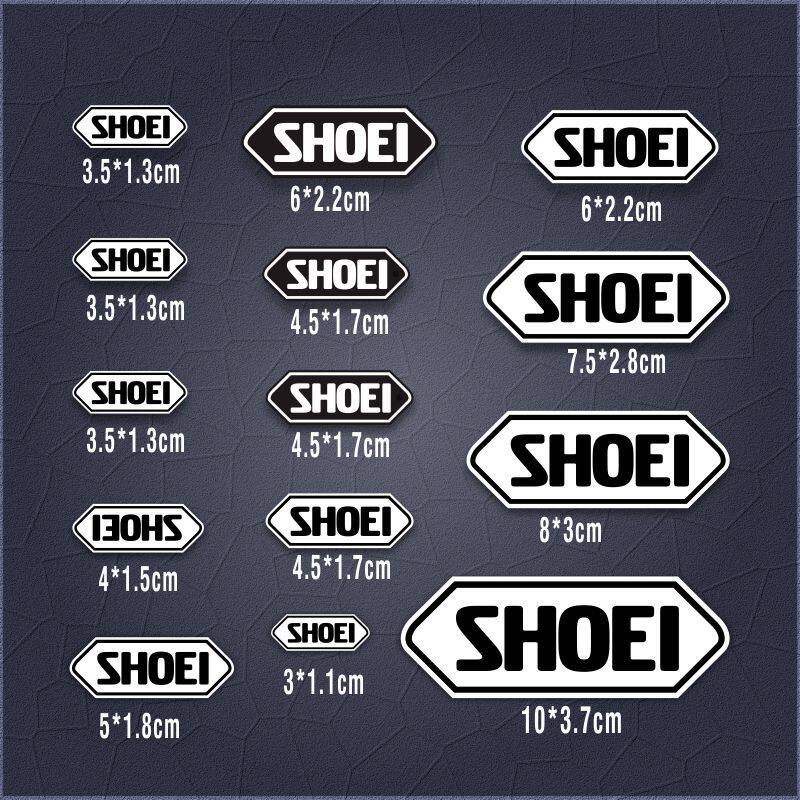 For shoei helmet decal decoration modified motorcycle locomotive full helmet half helmet arc reflective waterproof sticker