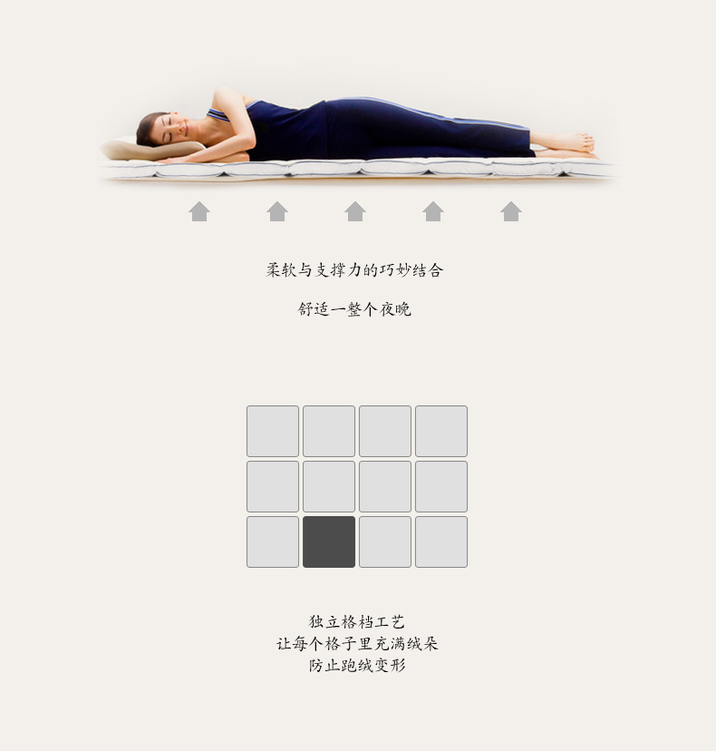 Yassia 95 ngỗng trắng xuống nệm khách sạn xuống áo khoác đôi đệm dày đơn đôi 1,5 / 1,8 m giường - Nệm các loại đệm