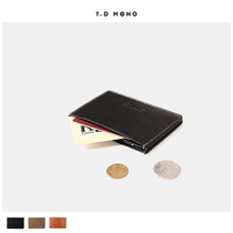 Junyu Konvic Leather Card Holder Card Case Handmade Casual Leather Coin Purse Mens and Womens Retro Large Capacity