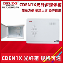 Delixi weak current box home multimedia concealed fiber optic home information box network wiring distribution box CDEN1X