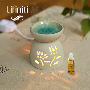 lifiniti香薰炉熏香炉香薰灯插电蜡烛卧室助眠创意家用迷你精油灯