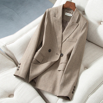 2022 Spring new Western-style suit jacket woman in spring and autumn Leisure Inn Wind net Red Fried Street bursting with red Yen