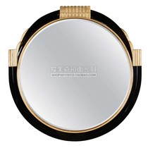 Legal Round Creative Art Hanging Mirror Living Room Sofa Background Wall Black Decorative Mirror Hyun Guan Mirror Can Be Set