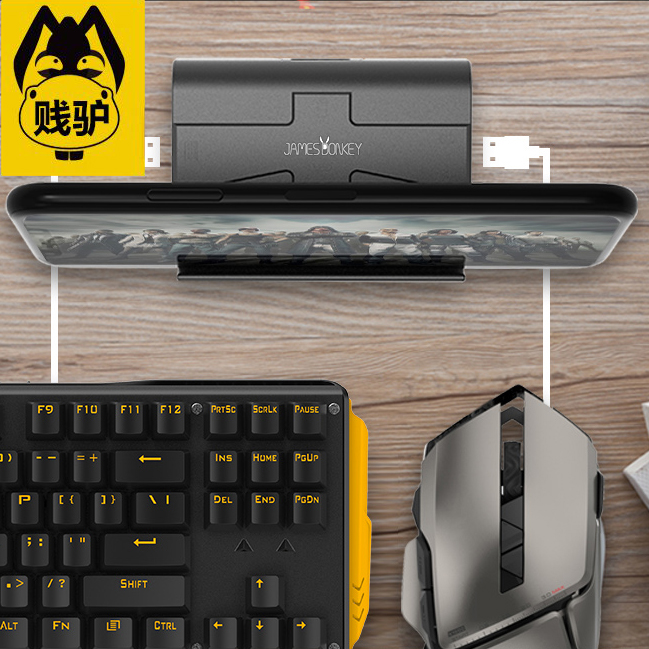 Chicken-eating artifact Android jedi survival stimulation battlefield peripheral auxiliary gun God throne wilderness action out of the army shooting mobile game pressure gun keyboard mouse converter Game machine physical handle