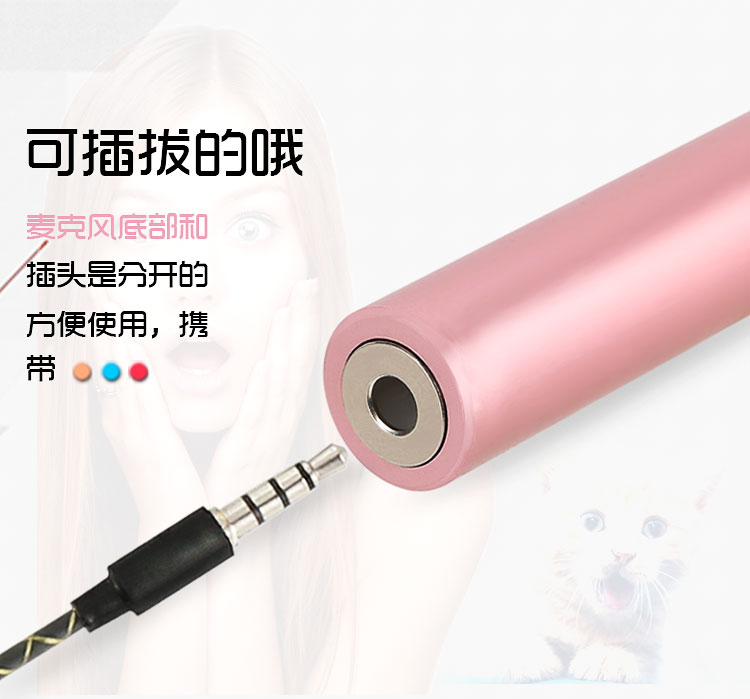 Jiesheng F6 điện thoại di động ngưng tụ micro nhà tên đầy đủ hát micro nhỏ quốc gia k bài hát kho báu nhỏ micro