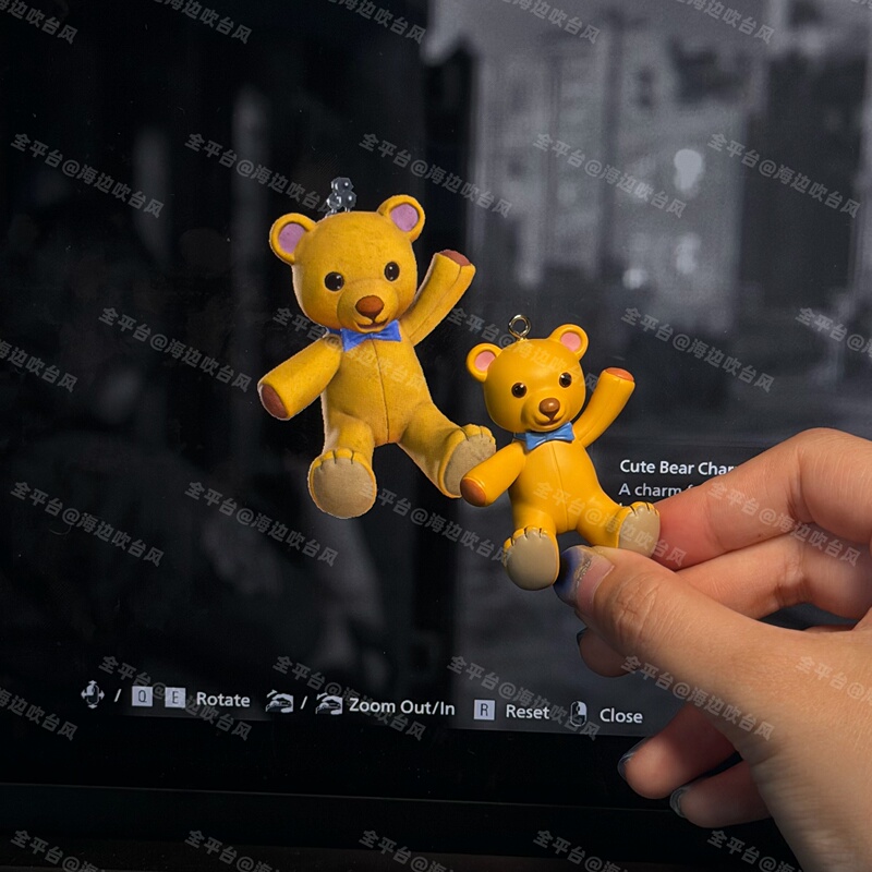 Biohazard Bear Pendant Merchandise Ada Wong Leon Lament of the Fallen Cosplay Props