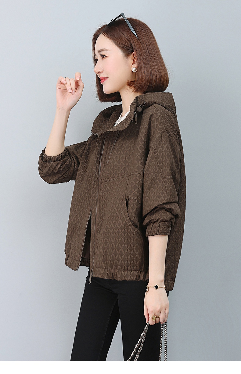 E3427 1730K ÁO KHOÁC NỮ TEMTDEI MŨ LIỀN MÙA XUÂN THU ĐÔNG TRUNG NIÊN THỜI TRANG NỮ G05 SẢN PHẨM MỚI