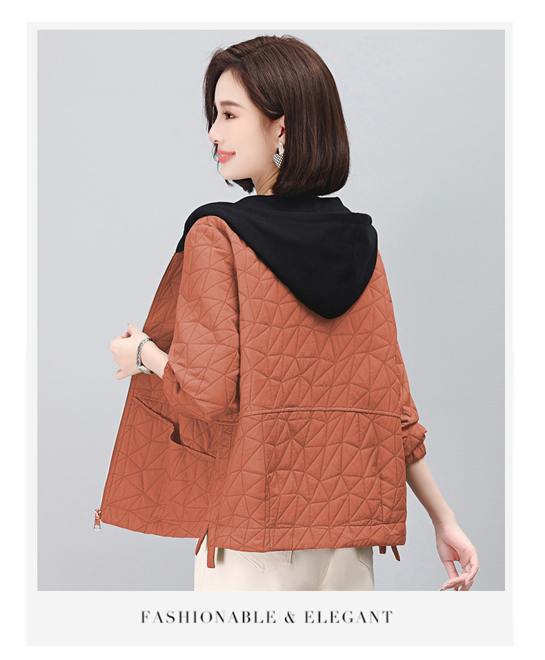 F0645 1430K ÁO KHOÁC NỮ TEMTDEI DÁNG DỘNG KẺ CARO MÙA XUÂN THU ĐÔNG TRUNG NIÊN KẺ CARO THỜI TRANG NỮ G04 SẢN PHẨM MỚI
