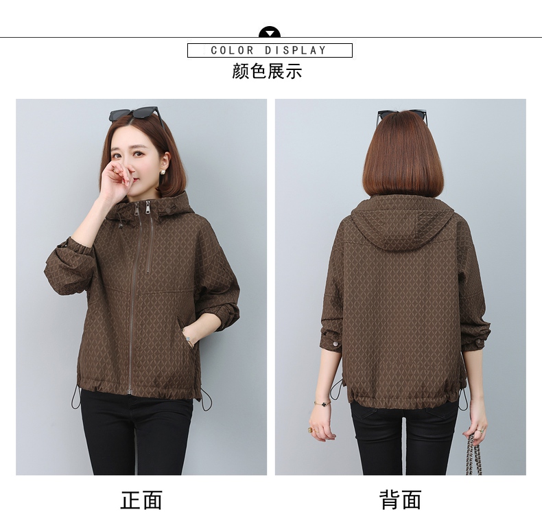 E3427 1730K ÁO KHOÁC NỮ TEMTDEI MŨ LIỀN MÙA XUÂN THU ĐÔNG TRUNG NIÊN THỜI TRANG NỮ G05 SẢN PHẨM MỚI