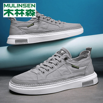 Wolinson mens shoes summer breathable thin student canvas shoes trend gray cloth shoes casual shoes male tidal shoes