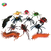 Gosni simulation small insect toy set Spider scorpion seven star ladybug gecko centipede bat cockroach snake