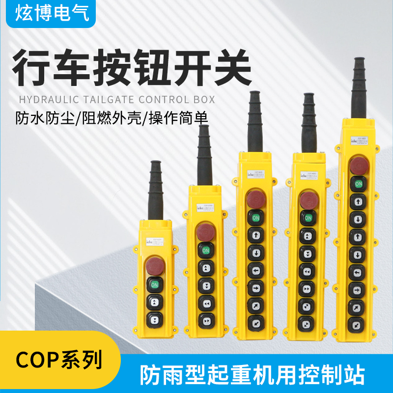 Genuine Rainproof Driving Button Handle Control Switch Copp Crane Emergency Stop Single/Dual Speed Control Button Box Genuine Rainproof Driving Button Handle Control Switch Copp Crane Emergency Stop Single/Dual Speed Control Button Box