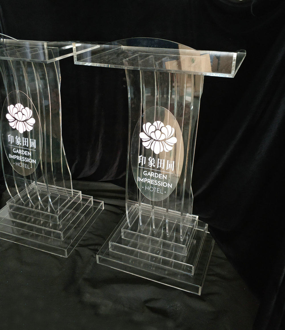 Upscale Yingbin Desk Reception Desk School Lecture Desk Acrylic Chair Desk Speaking Desk yodei desk small