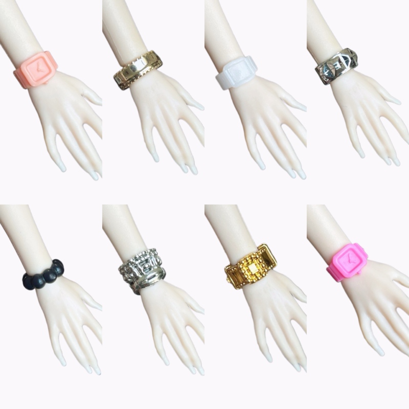 Doll Accessories, Eight-Piece Set, Bracelet, Wristband, Supermodel 1/6 Scale Doll Jewelry, Bracelet, Watch Doll Accessories, Eight-Piece Set, Bracelet, Wristband, Supermodel 1/6 Scale Doll Jewelry, Bracelet, Watch