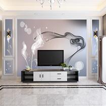 8d TV background wall wall cloth modern simple living room film and television wall paper seamless wallpaper Nordic style net red mural